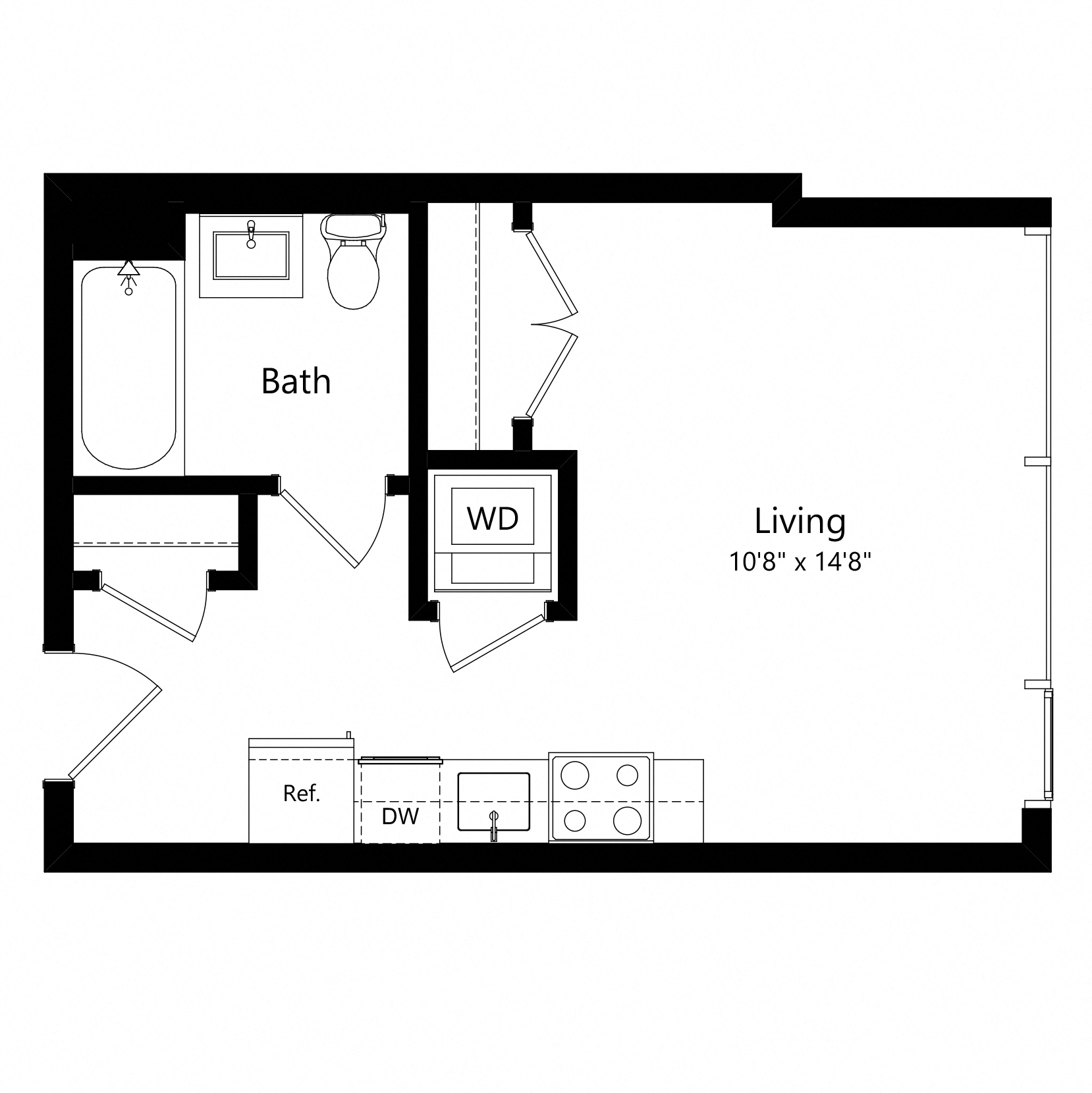 1201 Half Street SE Studio-3 Beds Apartment for Rent - Photo Gallery 33